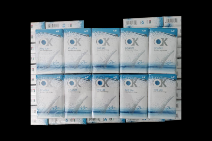 Сигареты OK KS Blue 80 mm (ОК КС синий 80 мм)